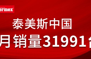 喜报 | 泰美斯中国3月销量狂飙